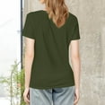 thumbnail image 4 of Womens 4Th Of July Outfit, Short Sleeve Tops Lightweight Soft Casual Summer Outfits Clothes Tops Outfits Red White And Blue Shirts For Women Shirts Tops American Tank Shirts (XL, Army Green) ZMTing, 4 of 4