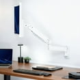 thumbnail image 2 of VIVO White Single Pneumatic Monitor Wall Mount, Fits Ultrawides up to 49", 2 of 8