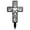 D, variant on CZSCPDAW 6 Inch Cross Memorial Metal Stake, Decorative Outdoor Accent for Lawn and Patio