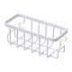 thumbnail image 3 of Soporte de esponja Caddy de fregadero de acero inoxidable para cepillo de plato de depuración de esponja (blanco), 3 of 6