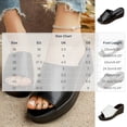 thumbnail image 3 of KIJBLAE Women's Peep Toe Thick Sole Wedge Platform Sandals, Wide Width Elevated Comfort Casual Summer Beach Slides White 39, 3 of 9