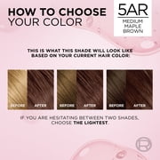 LOreal Paris Excellence Creme Permanent Triple Care Hair Color, Medium Maple Brown, 1 Kit