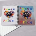 thumbnail image 4 of Peace Love Pride Poodle with Rainbow Sunglasses LGBT LGBTQ+ Spiral Bound Journal Poodles Dog Lover Gifts Idea 5x7in Spiral Notebook - 01004, 4 of 5