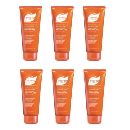 Moisturizing Hair Remover - Phytoplage Shampooing Gel, Moisturizing Hair & Body Wash, 6.5 Oz (Pack of 6) + LA Cross Blemish Remover 74851