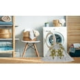 thumbnail image 2 of Ahgly Company Machine Washable Indoor Square Transitional Khaki Green Area Rugs, 4' Square, 2 of 7