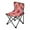Red Maple Leaf Pattern, variant on 600D Oxford Camping Chair Portable Foldable Chair Supports 220 lbs for Picnic, Fishing, Backpacking Purple Trees
