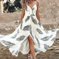 thumbnail image 4 of Enjoytime Dresses For Women 2024 Women Fashion Summer Sexy Print Print Strap Mid Length Vacation Style Dress Slip Dress For Women, 4 of 7