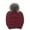 Red, variant on Winter Hat Winter Warm Hat Women Knitted Caps Outdoor Leisure Cap Leather Baseball Caps Men