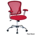 thumbnail image 3 of Porch & Den  Danziger Mesh Task Chair Pink, 3 of 5
