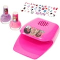 thumbnail image 2 of Barbie Nail Dryer and Nail Polishes with Nail Stickers, 2 of 7