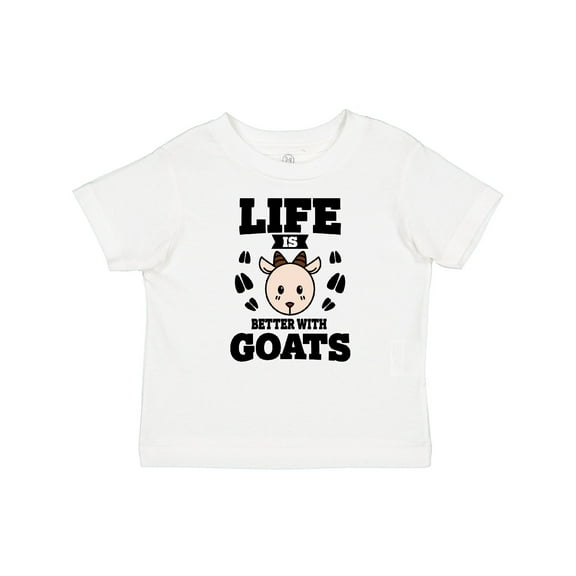 Inktastic Life is Better with Goats Boys or Girls Baby T-Shirt