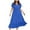 Blue, variant on VBTAPA Womens Plus Size Dresses Flutter Short Sleeve Ruffle Hem Maxi Dress Summer Casual Vacation Dresses with Pockets Black L