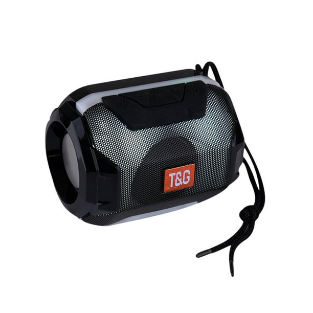 Altavoces Inalámbricos Bluetooth Portable Bluetooth Altavoz Inalámbrico No Permite Que el Agua Pase a Través Del Color Led Altavoz Iluminado Al Aire Libre Fm Radio