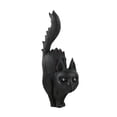 thumbnail image 3 of DOLITY Figurine en Résine d'Halloween Décorations Multifonctions Imperméable Chat Noir d'Halloween, 3 of 9