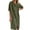 Green, variant on Joau Oversized Linen Dress for Women, Casual Buttons Down Roll-up Sleeve T Shirt Dress Loose Fit Flowy Maxi Long Dress Loungewear