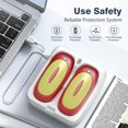thumbnail image 4 of Hand Warmers Rechargeable with 10000mAh Charging Case, 2000mAh Portable Hand Warmers 2 Pack, Reusable Electric Pocket Heater for Hunting, Portable Heater Gifts for Christmas,Outdoor,Camping, 4 of 9