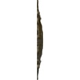 thumbnail image 4 of 38 3/8"OD x 6 5/8"ID x 2 7/8"P Orleans Ceiling Medallion (Fits Canopies up to 8 1/4"), Hand-Painted Green Gold, 4 of 6