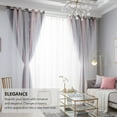 thumbnail image 3 of OULII 2Pcs Light Filtering Window Shades Polyester Sunshade for Family Friends in Living Room Bedroom, 3 of 8