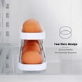 thumbnail image 5 of Dispensador de huevos para refrigerador, enrollable automáticamente, caja para guardar huevos de gallina, bandeja para huevos de 35,8 x 8,6 x 10,4 cm, 5 of 5