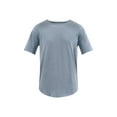 thumbnail image 4 of No Boundaries Men's & Big Men's Longline Curved Hem Elongated Tee Shirt, 2-Pack, Sizes XS-5XL, 4 of 7