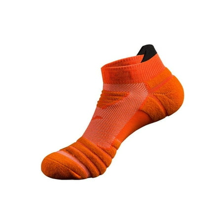 

Sports Running Athletic Socks Anti-Blister Breathable Outdoor Hiking Cycling Socks for Men Seamless Anti-odor Orange