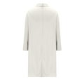 thumbnail image 4 of Lovskoo Long Cardigans for Women Trendy Casual Long Sleeve Draped Open Front Knit Pockets Cardigan Jackets White, 4 of 7