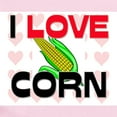 thumbnail image 2 of CafePress - I Love Corn Infant Bodysuit - Baby Light Bodysuit, Size Newborn - 24 Months, 2 of 4