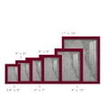 thumbnail image 3 of City Map of Chicago -Framed Print w/glass-Cherry Red, 3 of 8