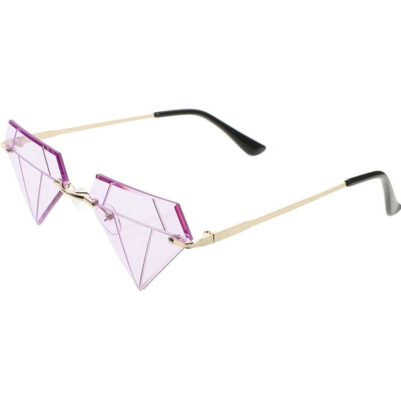 1 par de gafas de sol sin borde Gafas de sol de fiesta de la playa