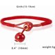 thumbnail image 4 of Hombres Mujeres Lucky Ceramic Bead Red String Bracelet Brazalete trenzado a mano Durable y útil, 4 of 4