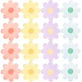 thumbnail image 1 of DOITOOL 40Pcs Daisy Flower Shape Disposable Plates 7inch Paper Food Tray Party Dessert Plates, 1 of 8