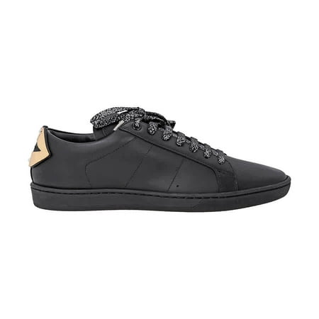 Saint Laurent Signature Court SL/01 Metallic Snakeskin Lips Sneaker