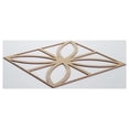 thumbnail image 4 of Ekena Millwork 23 3/8"W x 23 3/8"H x 1/4"T Large Swansea Decorative Fretwork Wood Wall Panels, Hickory, 4 of 18
