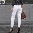 thumbnail image 5 of 2023 primavera mujer Jeans moda sólida ropa de calle algodón cintura elástica estiramiento casual con bolsillos nuevos pantalones vaqueros, 5 of 5