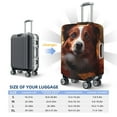 thumbnail image 6 of Haiem Cute Maple Leaf Puppy Luggage Cover Printed Suitcase Covers for Luggage Elastic Washable Suitcase Protector Fits 18-32 Inch Luggage-X-Large, 6 of 9