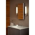 thumbnail image 3 of kohler verdera 15" w x 30" h recessed medicine cabinet in anodized aluminum, 3 of 5