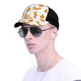 thumbnail image 4 of Lsque Cartoon Squirrel Printed Trucker Hat - Baseball Cap for Men Women - Breathable Mesh Side, Adjustable Fit - for Casual Wear, 4 of 7