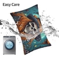 thumbnail image 5 of Kdxio Cotton Pillow Cases 14"x20" Pillowcases,Soft and Breathable Bedroom Pillow Cases-Cartoon Pumpkin Skull-No Pillow Core, 5 of 5