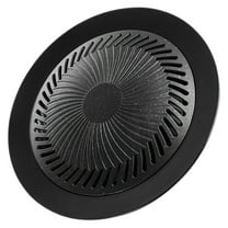 UPOUART Black Nonstick Stove Top Pan with Round Design for Even Heating and Easy Cooking
