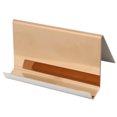 thumbnail image 4 of Business Card Stand, Easy Cleaning Durable Neat Business Card Holder Stable Sturdy Simple  For Restaurant For Hotel For Office Rose Gold, 4 of 8