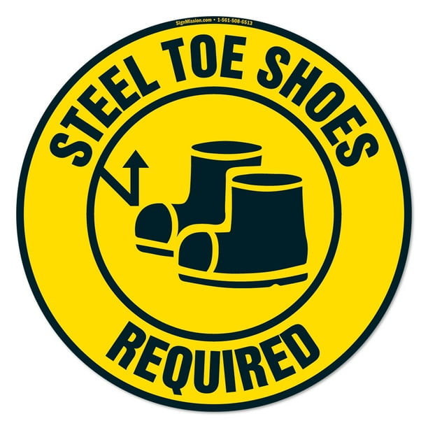 Steel Toe Shoes Required 16