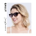 thumbnail image 2 of Lentes de Sol Cuadrados Polarizados UV400 QALLY para Mujer, 2 of 6