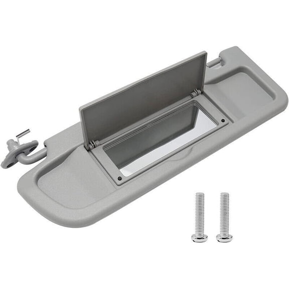 YIUIY Sun Visor Left Driver Side for Honda Civic 2006-2011 Light Gray 83280-SNA-A01ZC