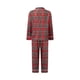 thumbnail image 4 of Pijamas navideños familiares a juego, camisetas a cuadros y pantalones con cintura elástica, pelele para bebé., 4 of 10