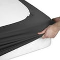 thumbnail image 6 of Sleep Plush + Black Fabric Box Spring Cover, King, 6 of 7