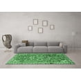 thumbnail image 3 of Ahgly Company Indoor Rectangle Persian Emerald Green Traditional Area Rugs, 2' x 4', 3 of 4