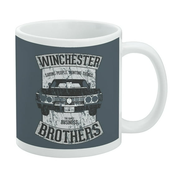 Supernatural Winchester Brother's Impala White Mug