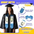 thumbnail image 2 of Graduation Stole Class of 2026 Country Flag Graduation Sash Unisex Adult 62" Long, 2 of 7