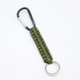 thumbnail image 1 of Llavero con mosquetón - Mosquetón de Paracord trenzado militar con correa para llaves/hombres/mujeres, 1 of 4