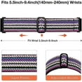 thumbnail image 3 of Stretchy Bands Compatible with Samsung Galaxy Watch 5/4 40mm 44mm/Watch 5 Pro 45mm/Watch 4 Classic 42mm 46mm, 20mm Nylon Strap for Galaxy Active 2 40 44mm/Active 40mm/Watch 3 41mm/Galaxy Watch 42mm, 3 of 6